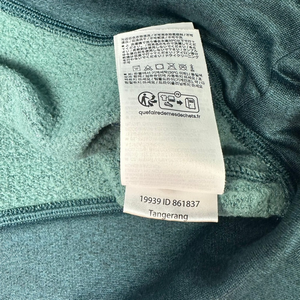 Burton Sweatshirt Men S Green Oak Crew Pullover Fleece Logo Thumbholes 17353 - Picture 6 of 11
